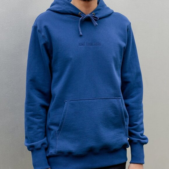 Aime Leon Dore Other - Aime Leon Dore | ALD Logo Hoodie Sweatshirt - Midnight Blue ; Mens XL